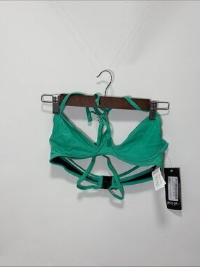 Green Strappy Bikini Sets